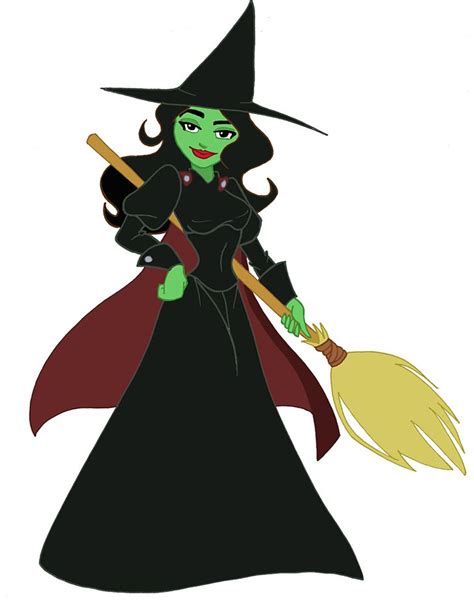Cartoon wickef witch of the weat